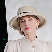 abordables Chapeaux de Fête-Polyester Chapeau Kentucky Derby / Chapeaux avec Noeud 1 pc Mariage / Fête / Soirée Casque