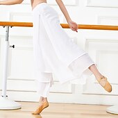 preiswerte Ballettbekleidung-Ballett Hosen Pure Farbe Damen Ausbildung Freizeitskleidung Hoch lyocell