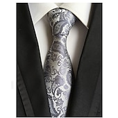 billige Slips og sløyfer til herrer-Herre Slips Kontor Bryllup Herre Formell Stil Moderne Stil Jacquard Mote Jacquardvevnad Formell Virksomhet Formell kveld