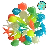 cheap Statues-1pack Glow in the Dark Garden Pebbles For Sidewalk Garden Terrace Lawn Garden Patio Fish Tank Aquarium Decoration Glow Stone