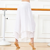 preiswerte Ballettbekleidung-Ballett Hosen Pure Farbe Damen Ausbildung Freizeitskleidung Hoch lyocell
