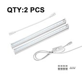 billiga LED Växtljus-30cm led växtljus ac85-265v 6w t5 rör fullspektrum fytolampor för växter grönsaksblommor frön fytoplantor lampa led växtodlingslampa eu us uk au plug