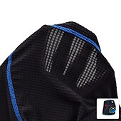 economico Pantaloncini, calzamaglie e pantaloni da uomo-WOSAWE Pantaloncini da uomo in mountain bike con pantaloncini da uomo imbottiti cinguali imbottiti rimovibili in ciclismo in poliestere estate in bici imbottiti