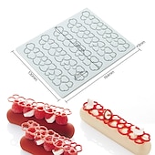 economico Teglie e stampi da forno-lunga striscia amore bolla fondente pizzo pad cottura fai da te decorazione cottura molecolare stampa stampo
