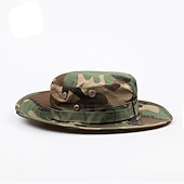 abordables Gorros-gorra táctica del ejército de camuflaje para hombres y mujeres sombrero boonie militar sombrero para el sol sombrero de pesca gorra de ala ancha al aire libre protección uv transpirable secado rápido sombrero que absorbe el sudor para la caza pesca escala