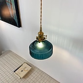 ieftine Designul tamburului și conului-17 cm Insula de proiectare Lumini pandantiv Sticlă Sticlă Galvanizat Modern Stilul nordic 85-265V