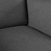 cheap Armchair Cover &amp; Armless Chair Cover-Solid Color Stretch Wingback Chair Cover Burgundy Wing Chair Slipcovers Spandex Fabric Wingback Armchair Cover with Seat Cushion Cover for Living Room BedroomFit