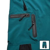 economico Pantaloncini, calzamaglie e pantaloni da uomo-WOSAWE Pantaloncini da uomo in mountain bike con pantaloncini da uomo imbottiti cinguali imbottiti rimovibili in ciclismo in poliestere estate in bici imbottiti