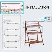 billiga LED Växtljus-30cm led växtljus ac85-265v 6w t5 rör fullspektrum fytolampor för växter grönsaksblommor frön fytoplantor lampa led växtodlingslampa eu us uk au plug