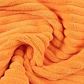 abordables Coussins tendances-Housse d&#039;oreiller nordique en velours côtelé, couleur unie, douce, sans noyau, pour le bureau, la maison, le salon, le canapé, vert, orange, rose, bleu