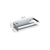 abordables Étagères de salle de bains-Caddie de douche salle de bains cuisine support de rangement tenture murale 304 support de rangement en acier inoxydable salle de bains cuisine fournitures support de rangement multifonctionnel