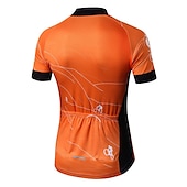 voordelige Heren shirts-21Grams Voor heren Wielrenshirt Korte mouw Fietsen Kleding Bovenlichaam met 3 achterzakken Bergracen Wegwielrennen Ademend Zacht Sneldrogend Achterzak Zwart Wit Geel Regenboog Polyester Sport Kleding