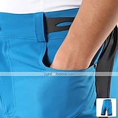 זול מכנסיים, טייצים ומכנסיים קצרים לגברים-בגדי ריקוד גברים מכנסי רכיבה באגי מכנסי אופניים אופניים מכנסיים קצרים מכנסיים קצרים רחבים התאמה רגועה רכיבת הרים רכיבת כביש ספורט 3D לוח ייבוש מהיר רוכסן עמיד למים רך שחור ירוק צבא ביגוד