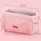 economico astucci e portapenne-astuccio per matite astuccio per penne borsa per pennarelli multifunzione resistente all&#039;usura con tela con cerniera per i bambini degli studenti delle scuole, regalo di ritorno a scuola