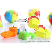 cheap Magic Cubes-Brain Teaser Puzzles for Teenagers and Adults 12Pcs 3D Unlock Interlock Magic Ball Puzzle ToysMindIQ Test Plastic Puzzle Games for Teens