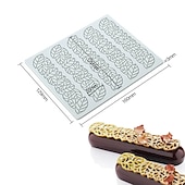 economico Teglie e stampi da forno-lunga striscia amore bolla fondente pizzo pad cottura fai da te decorazione cottura molecolare stampa stampo