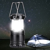 cheap Camping Lights &amp; Lanterns-LED Camping Lantern 30leds Outdoor Light Folding Portable Battery Powered LED Camping Tent Light for Outdoor Activities Camping Party Hiking Hurricane Emergency Power Outage Survival Kit