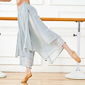 preiswerte Ballettbekleidung-Ballett Hosen Pure Farbe Damen Ausbildung Freizeitskleidung Hoch lyocell