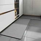 お買い得  キッチンラグ＆マット-キッチンフロアマット 滑り止め・防油 ワイプフリー 家庭用吸水・吸油・フロアマット 防水・防油カーペット 汚れ防止マット
