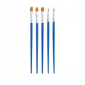 cheap Painting, Drawing &amp; Art Supplies-cross-border acrylic paint 18-piece set 12 ml 12-color spikes flat peak brush palette diy painting tools