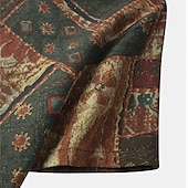 economico Camicia vintage-Per uomo Vintage ▾ Camicia Camicia bohémien Camicia con bottoni Manica corta Di tendenza Originale Informale Informale Giornaliero Primavera estate Collo ripiegabile Bottone giù Blu Viola Verde Caffè
