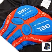 economico Pantaloncini, calzamaglie e pantaloni da uomo-WOSAWE Pantaloncini da uomo in mountain bike con pantaloncini da uomo imbottiti cinguali imbottiti rimovibili in ciclismo in poliestere estate in bici imbottiti
