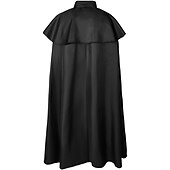 economico Cappotti &amp; Mantelli-Retrò Vintage Punk &amp; Gotico Medievale Mantello Mascherata Medico della peste Vichingo Ranger Elfico Tinta unita Costume Per uomo Per donna Unisex Vichingo Fantasia Carnevale Mascherata Festa / Sera