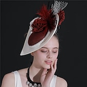 abordables Fascinadores &amp; Sombreros-Elegante Retro Antiguo Tocados Ropa de Fiesta Sombrero fascinador Disfraz Mujer Mascarada Fiesta / Noche Despedida de Soltera Adulto Para la Cabeza
