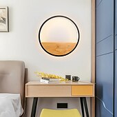 baratos Candeeiros de Parede de interior-Moderno estilo nórdico luz de parede interior led sala de estar sala de jantar luz de parede de metal 220-240v 18 w