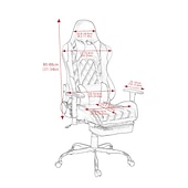 billiga Överdrag för kontorsstolar-delat kontorsstolsöverdrag gaming vinrött stolsöverdrag tryckt stretch datorspelstol underöverdrag för läder kontorsspel liggande racing volang gamer stolskydd