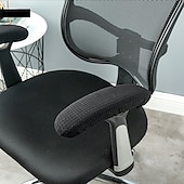 baratos Capa para Cadeira de Escritório-Almofadas de apoio de braço de cadeira de escritório elásticas capa elástica, capas de apoio de braço de cadeira de jogos confortáveis para cotovelos e antebraços alívio de pressão