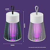 billige Bug Zapper-bug zapper myggfelle dreper lampe elektrisk led uv flygende insektmiddel lys bærbar usb oppladbar felle flygende insekt morder for hjemme skadedyrbekjempelse insektmiddel