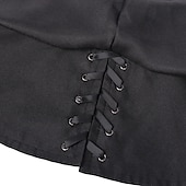 economico Cappotti &amp; Mantelli-Retrò Vintage Punk &amp; Gotico Medievale Mantello Fiera del Ren Strega Medico della peste Vichingo Tinta unica Per uomo Per donna Unisex Vichingo Fantasia Notte di Valpurga Mascherata Feste Adulti