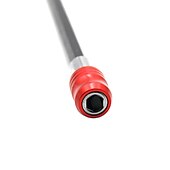 cheap Drill Bit Set-1/4 Inch Red Hexagonal Handle Batch Head Extension Rod Magnetic Screwdriver Quick Release Self-locking Extension Rod 60/100/150mm