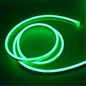 economico Lampade neon LED-20m 65.6ft impermeabile ha condotto la luce di striscia della corda del tubo al neon smd 2835 flessibile per l&#039;illuminazione decorativa esterna di natale di halloween ac220v-240v