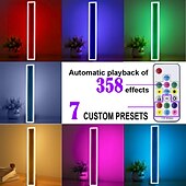 economico applique da esterno-rgb colorato dimming applique da parete led ws2811 ic lampada da parete con telecomando rf 15w acrilico alluminio applique per soggiorno camera da letto corridoio sfondo decor