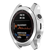 cheap Smartwatch Case-2 Pack Watch Case Compatible with Garmin Fenix 7S / Fenix 7 / Fenix 7X Scratch Resistant Ultra-thin Shockproof Soft TPU Watch Cover