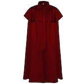 economico Cappotti &amp; Mantelli-Retrò Vintage Punk &amp; Gotico Medievale Mantello Mascherata Medico della peste Vichingo Ranger Elfico Tinta unita Costume Per uomo Per donna Unisex Vichingo Fantasia Carnevale Mascherata Festa / Sera