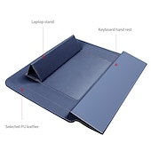 cheap Laptop Bags,Cases &amp; Sleeves-Laptop Sleeves 12&quot; 14&quot; 15.6&quot; inch Compatible with Macbook Air Pro, HP, Dell, Lenovo, Asus, Acer, Chromebook Notebook Waterpoof PU Leather Solid Color for Business Office
