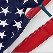  Drapeau américain brodé du 250e anniversaire pour les États-Unis drapeau brodé jour de l'Indépendance Semiquincentennial 90*150cm