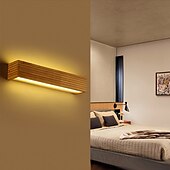 levne Vnitřní nástěnná světla-moderní interiérové nástěnné světlo v severském stylu led dřevěné nástěnné světlo do obývacího pokoje do ložnice 220-240v 8w