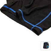 economico Pantaloncini, calzamaglie e pantaloni da uomo-WOSAWE Pantaloncini da uomo in mountain bike con pantaloncini da uomo imbottiti cinguali imbottiti rimovibili in ciclismo in poliestere estate in bici imbottiti