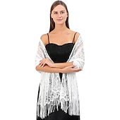 cheap Shawls-Shawl &amp; Wrap Shawls Women&#039;s Wrap Elegant Bridal Sun Protection Sleeveless Lace Fall Wedding Wraps With Lace For Wedding Summer