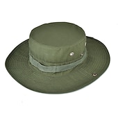 abordables Gorros-gorra táctica del ejército de camuflaje para hombres y mujeres sombrero boonie militar sombrero para el sol sombrero de pesca gorra de ala ancha al aire libre protección uv transpirable secado rápido sombrero que absorbe el sudor para la caza pesca escala