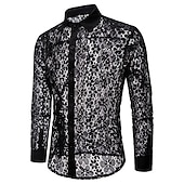 preiswerte Oberteile-Punk &amp; Gothic Viktorianisch Mittelalterlich Bluse / Hemd Maskerade Prinz Umlegekragen Herren Maskerade Party / Abend Erwachsene Bluse