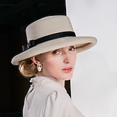 abordables Chapeaux de Fête-Polyester Chapeau Kentucky Derby / Chapeaux avec Noeud 1 pc Mariage / Fête / Soirée Casque