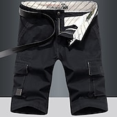cheap Classic-Men&#039;s Cargo Shorts Work Pants Hiking Shorts Summer Outdoor Breathable Lightweight Soft Comfortable Bottoms Green Black Fishing Climbing Running 30 31 32 33 34