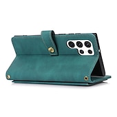 economico Cover Samsung-telefono Custodia Per Samsung Galaxy S24 S23 S22 S21 S20 Plus Ultra A32 Nota 20 10 S25 Ultra Borsa a mano Porta carte di credito con tracolla regolabile con tracolla rimovibile con cinturino da polso