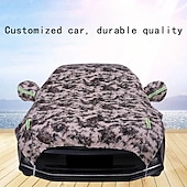 preiswerte Auto-Abdeckungen-Starfire Sonnenschirm regenfester Sonnenschutz hagelfest Wärmeisolierung universell echtes Oxford-Stoff Autojacke spezielles Halbabdeckungsmodell