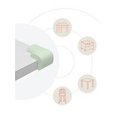 Недорогие Крючки и держатели-10 шт. / Упак. Антипригарная защита от столкновений угловая защита детский столик кровать угловая защита детская кромка и угловая защита пена
